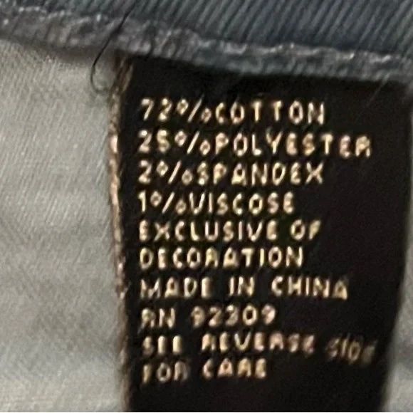 Never Been Worn-DG2 by Diane Gilman Light Blue Embroidered Jeans - Picture 9 of 9